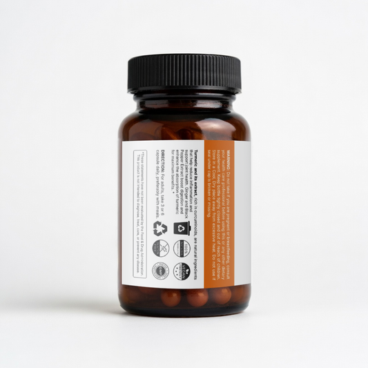Turmeric Curcumin, Ginger & Black Pepper | 180 Caps