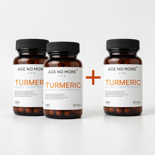 2+1 | Turmeric Curcumin, Ginger & Black Pepper | 180 Caps