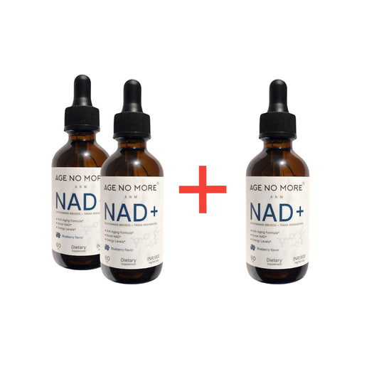 2+1 NAD+ Drops 60ml | 900mg NR per Serving | Anti-Aging Supplement ANM