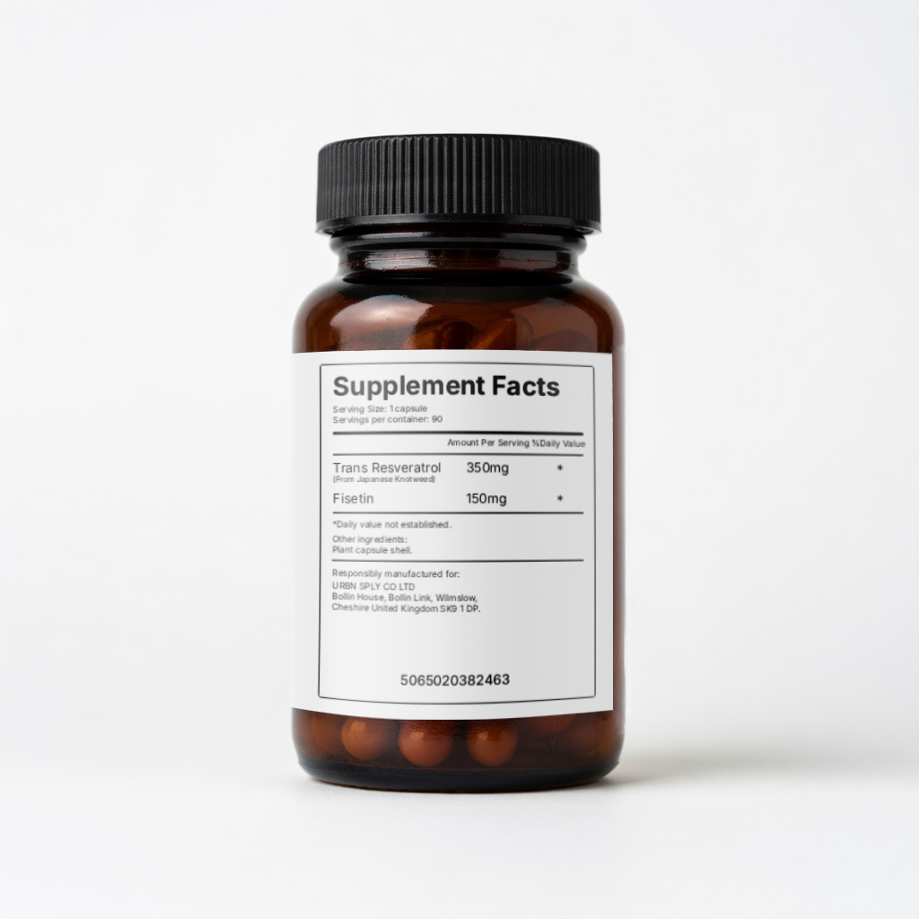 Trans-Resveratrol & Fisetin | 90 Capsules