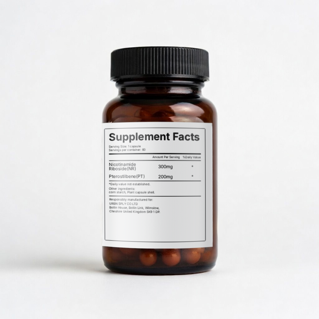 NAD+ NR & Pterostilbene | 60 Caps