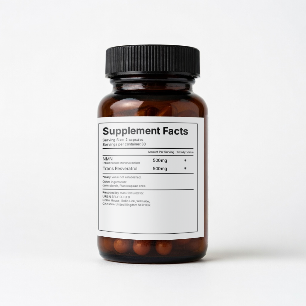 NMN & Trans-Resveratrol | 60 Capsules